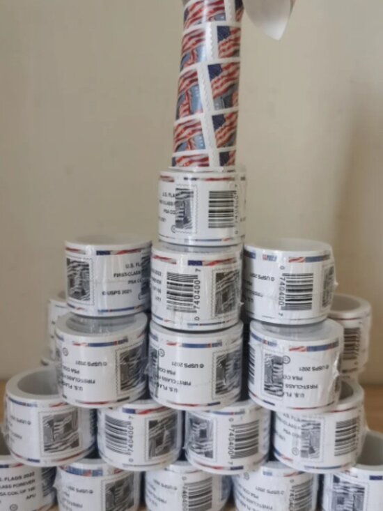 1000 usps forever stamps of 2022 Mail U.S.A. Flag Postage - Picture 1 of 1